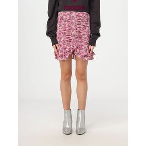 Isabel Marant Milendi skirt in stretch silk Women Fuchsia